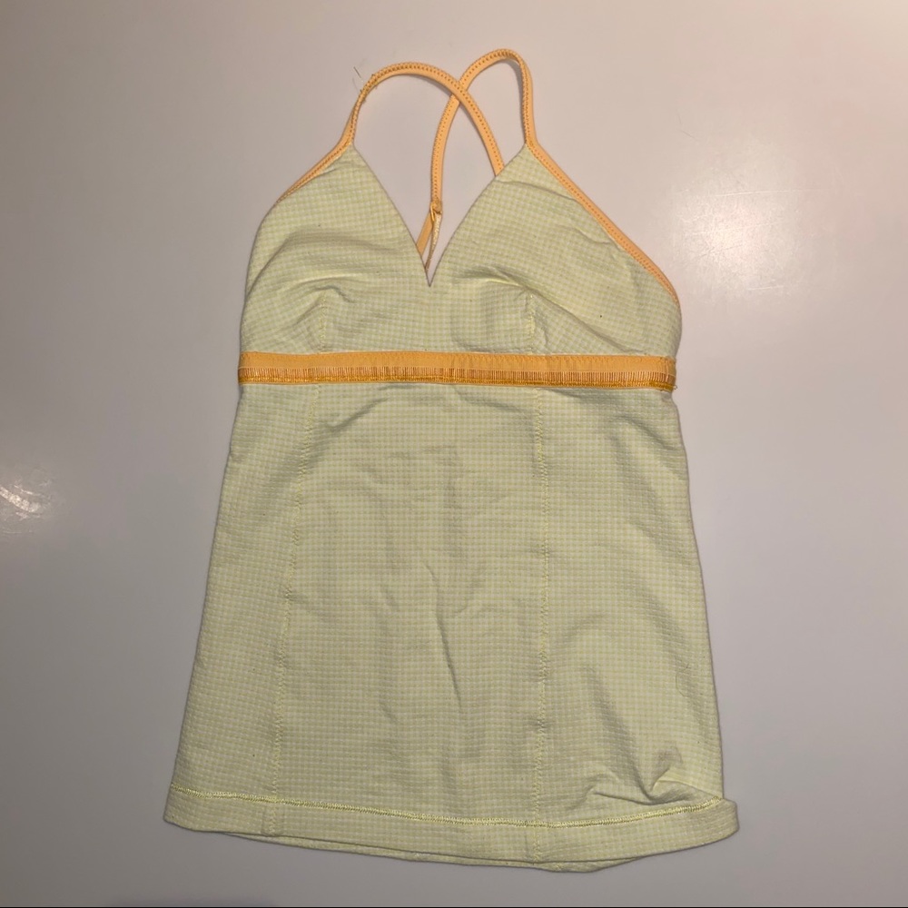 Yellow Lululemon tank